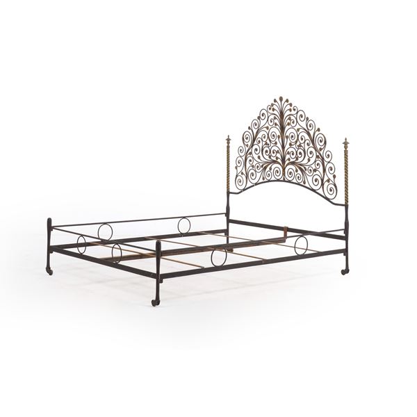 Letto matrimoniale in ferro battuto