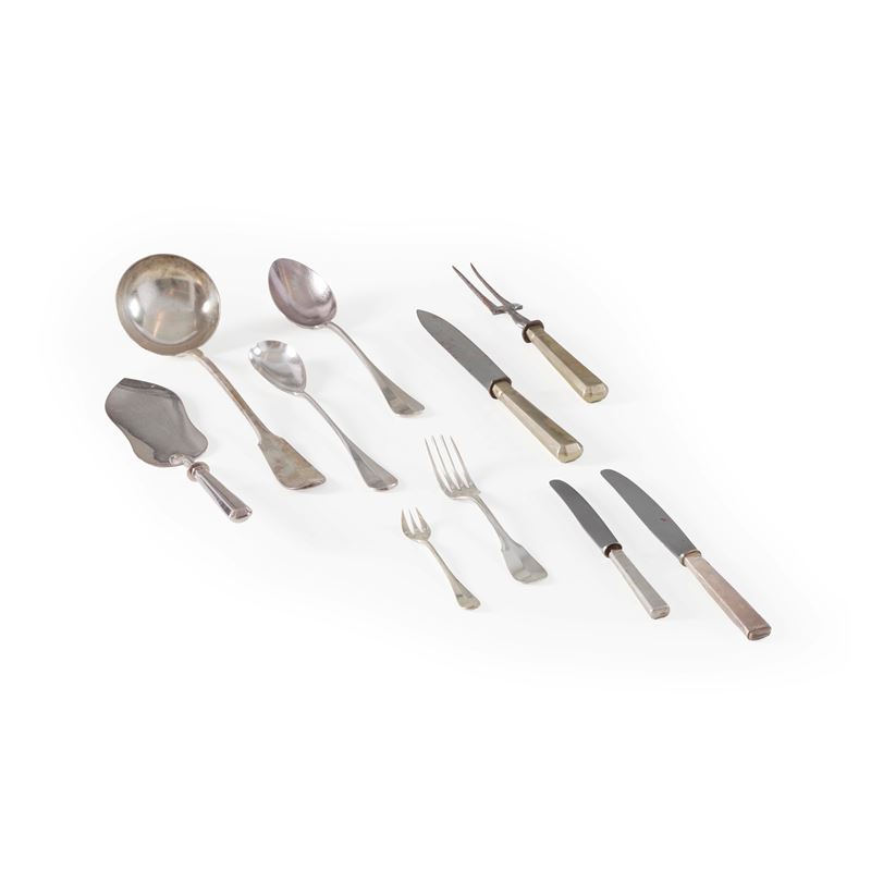 Lotto di posate in metallo  - Auction Antiques - Cambi Casa d'Aste