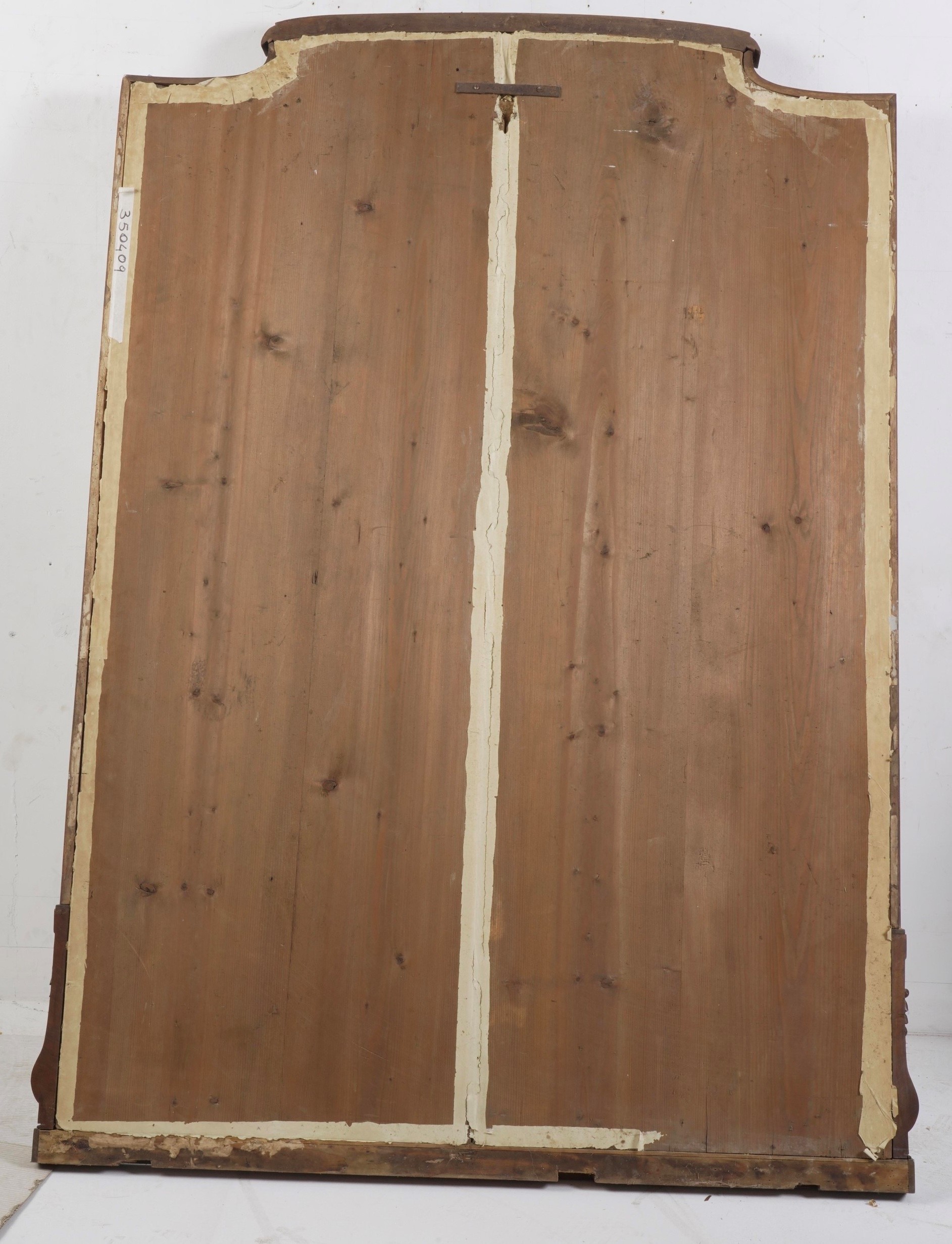 Specchiera in legno sagomato, Cm 138X192