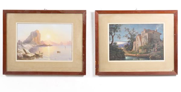 Pittore del XX secolo Paesaggi