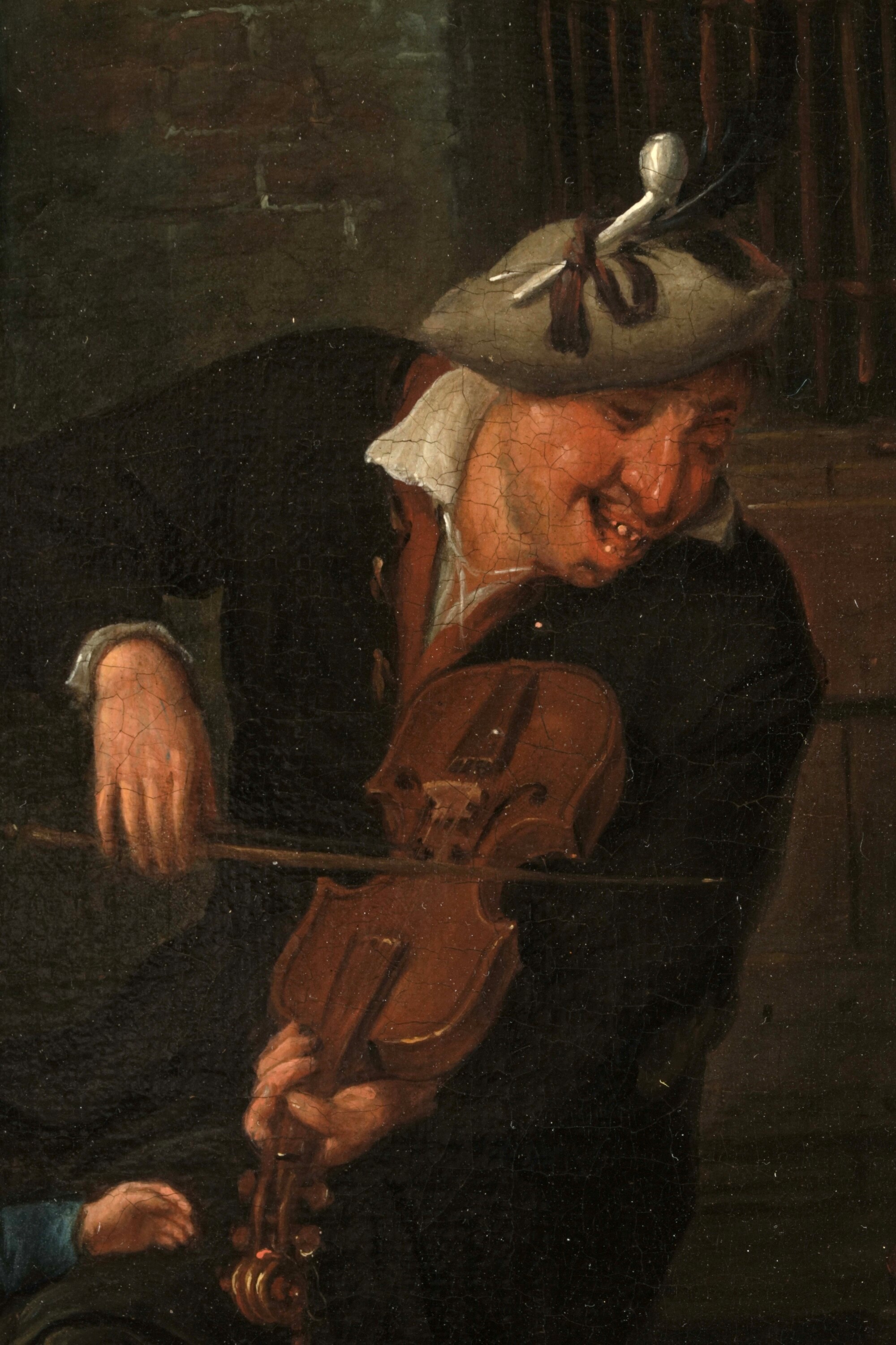 Cornelis Dusart - Festa paesana, olio su tela