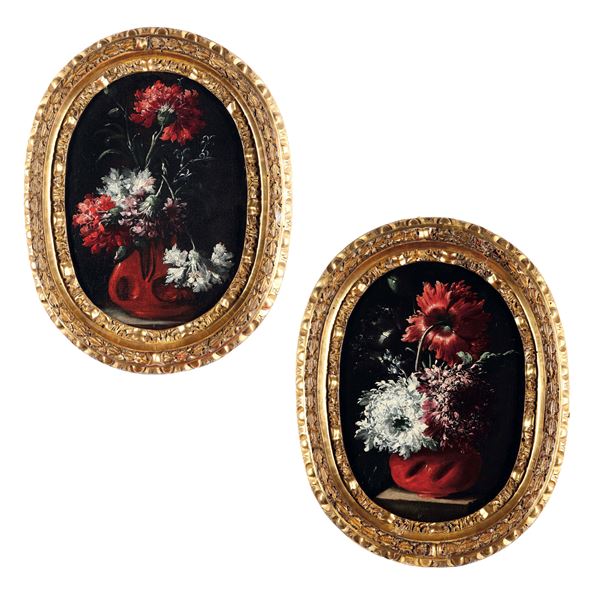 Nature morte con vasi di fiori