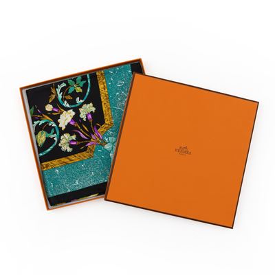 Hermès, Foulard "pierres D'orient Et D'occident"