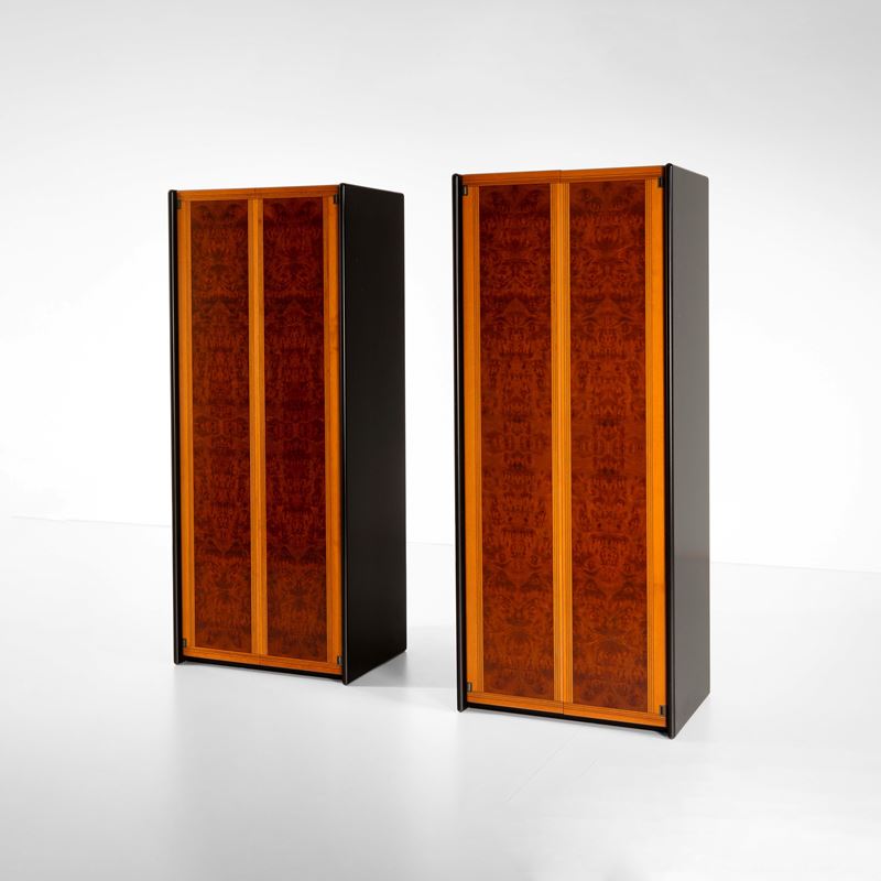 Afra e Tobia Scarpa : Due mobili contenitori della serie Artona  - Auction Design - Cambi Casa d'Aste