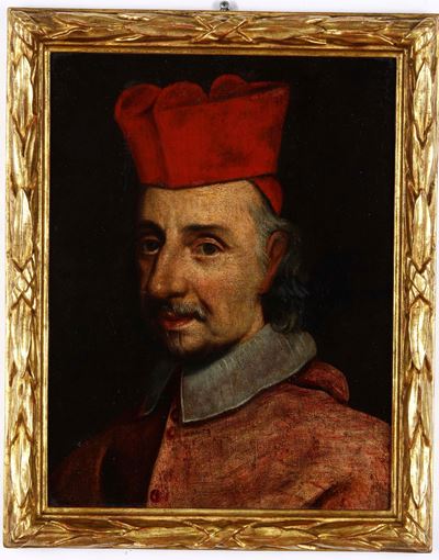 Ritratto di cardinale, olio su tela