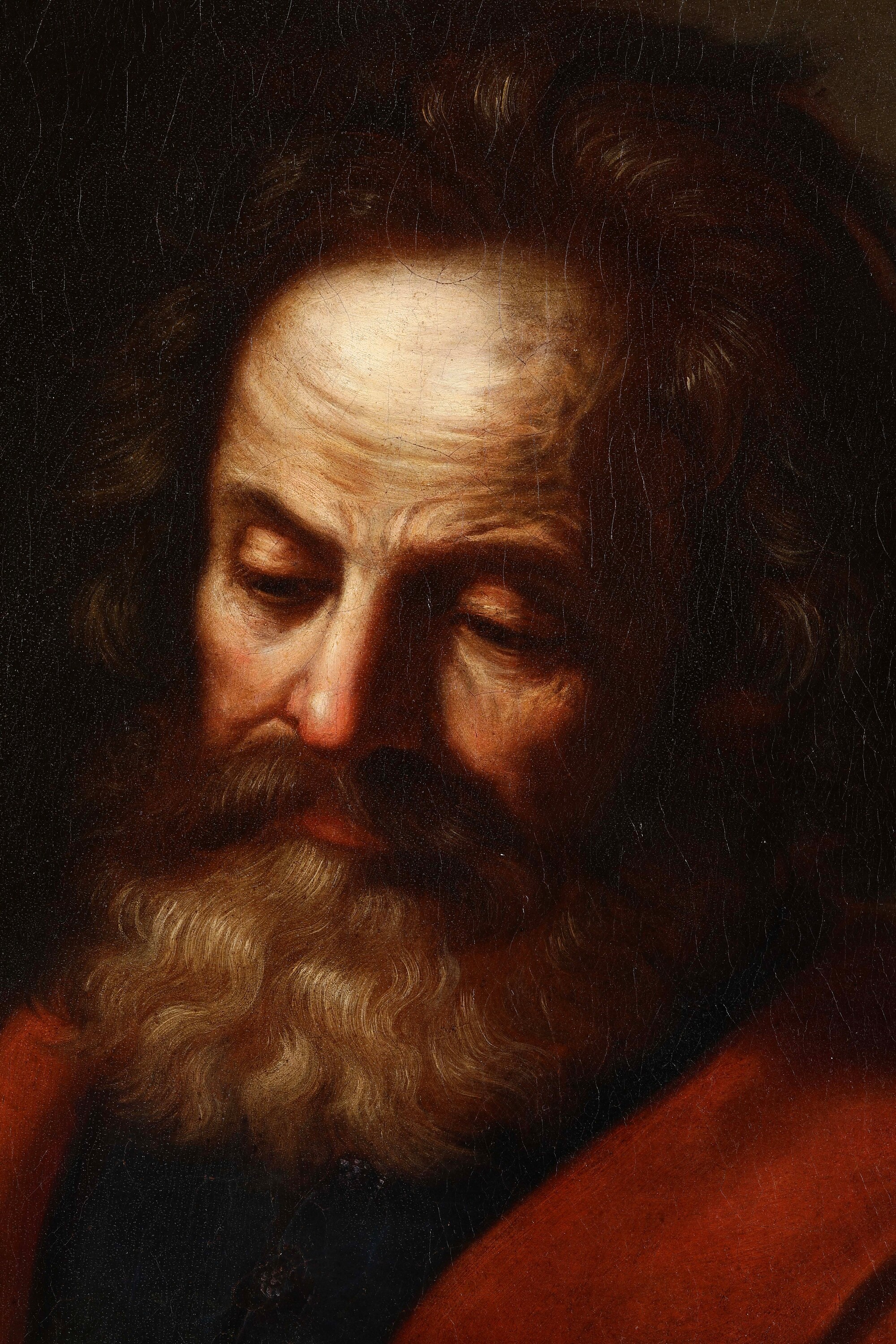 Bartolomeo Gennari - San Luca, olio su tela