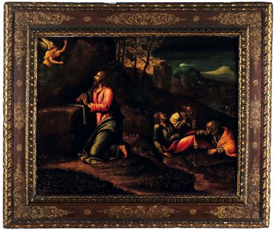 Orazione nell’Orto, olio su tavola