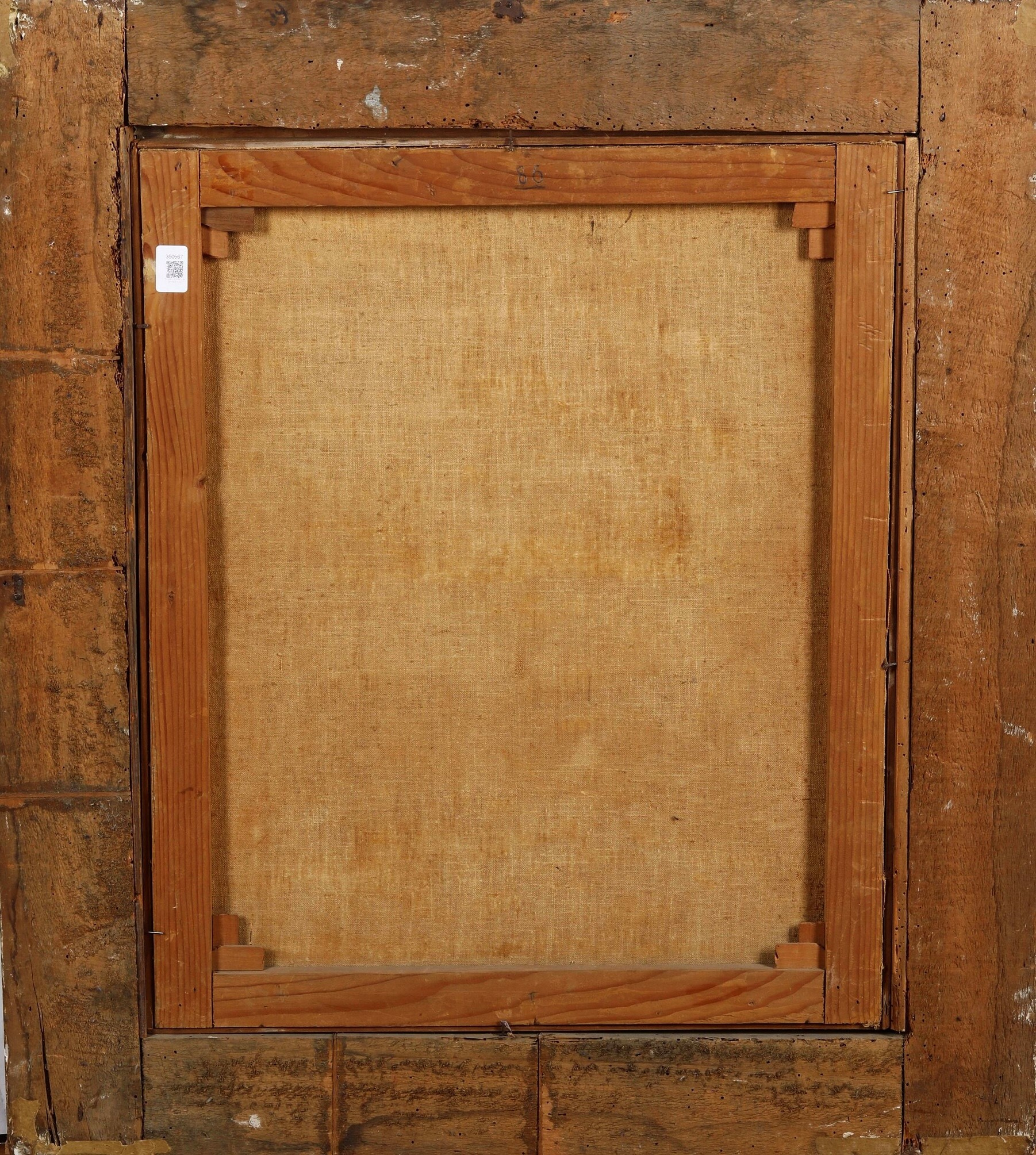 Scuola romana della fine del XVII secolo, Ritratto di gentildonna, olio su tela