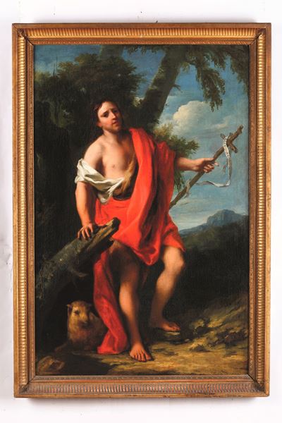 San Giovanni Battista, olio su tela