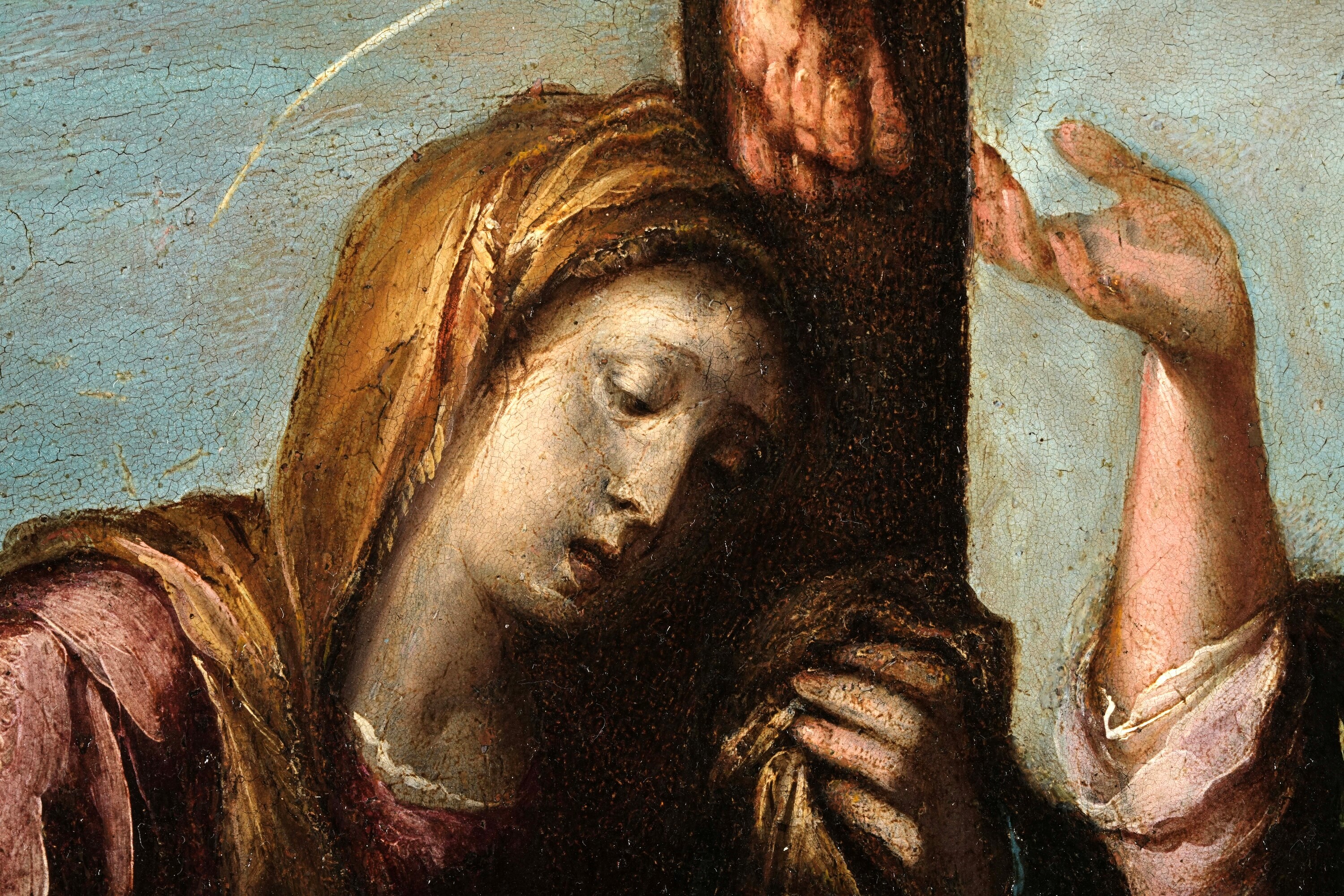 Bernardo Strozzi - Crocifissione, olio su rame