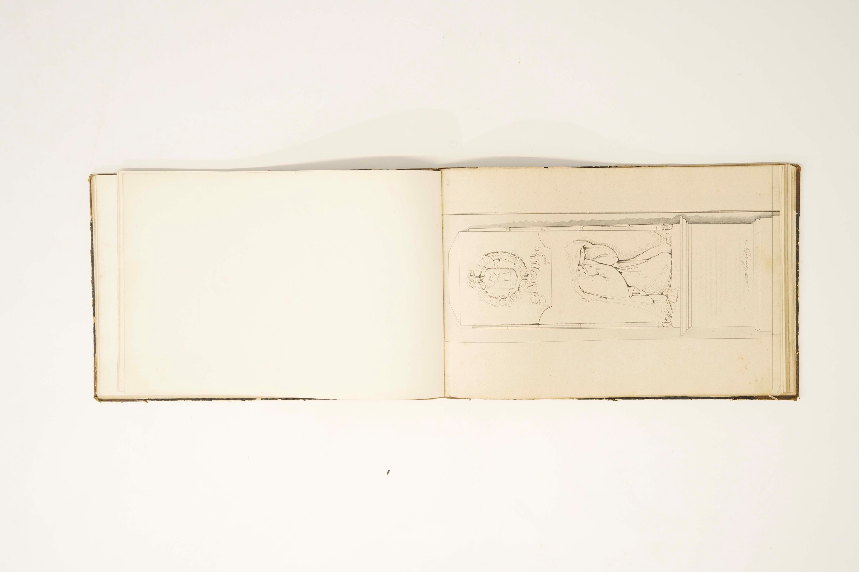 Schizzi dello scultore Santo Varni disegnati nel 1833