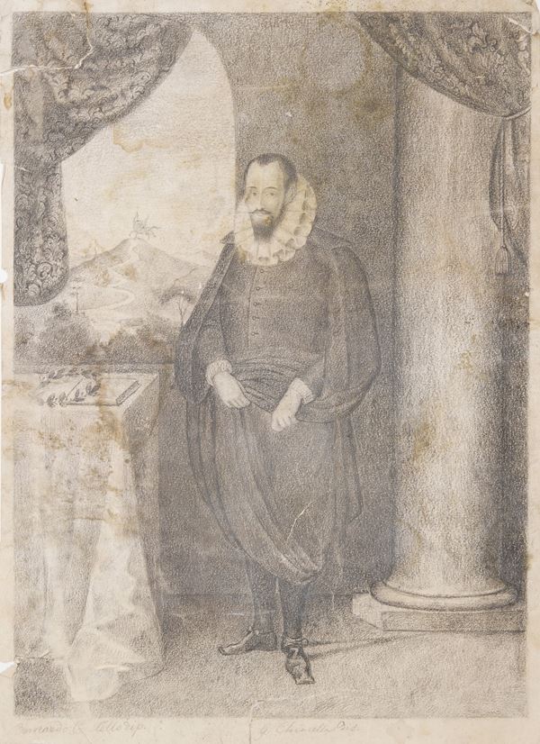 G. Chiarella Ritratto di letterato