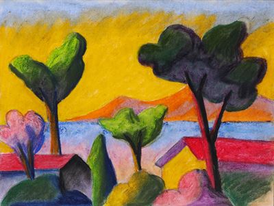 Senza titolo (pastelli e olio su carta, 2001-2009)