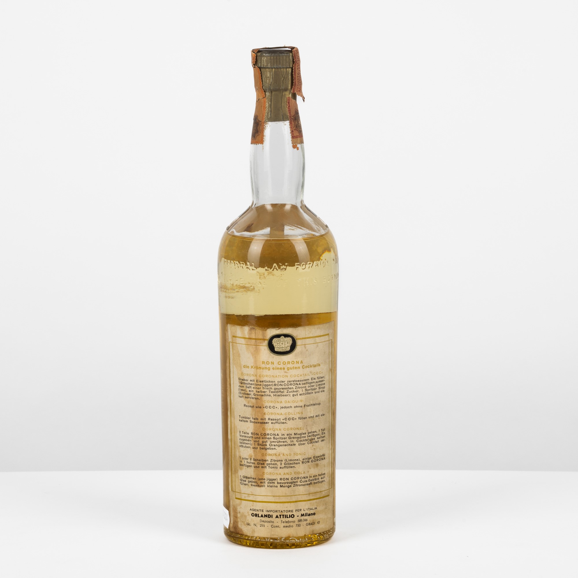 Ron, Corona, 43% Vol, 75cl