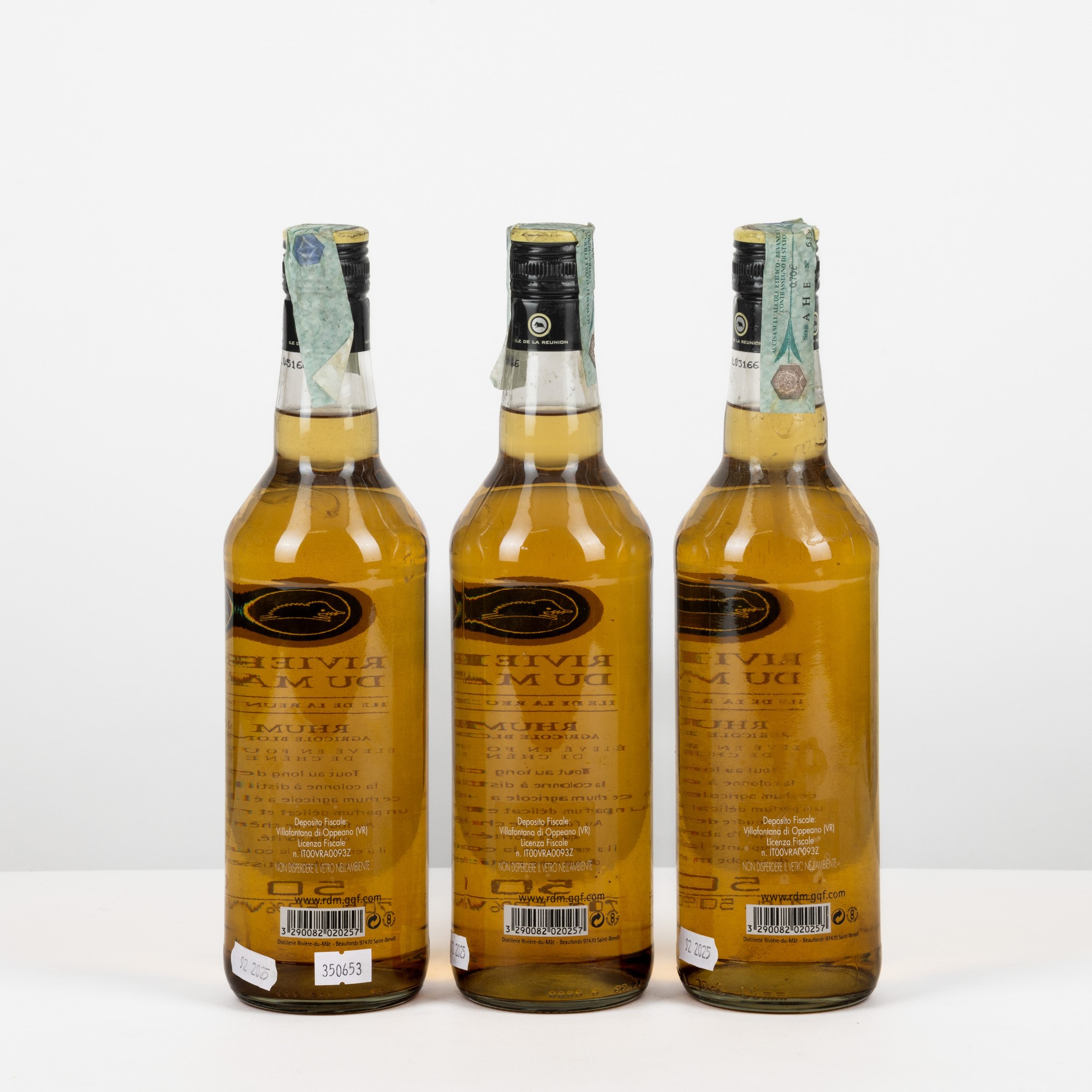 Traditionnel Riviere Du Malt, Rhum (3 Bottiglie, 70cl, 50% Vol)
