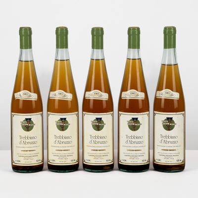 Trebbiano D'Abruzzo, Cantina Ortona, 1983, 5 bottiglie da 75cl