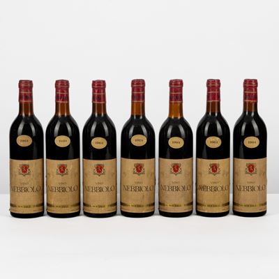 Cantina Tortona, Nebbiolo 1964, Set di 7 Bottiglie da 75cl
