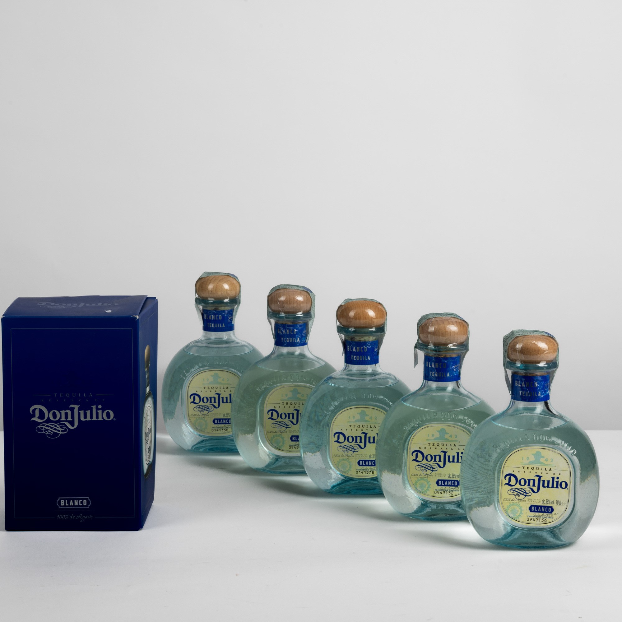 Don Julio, Tequila - 5 Bottiglie 75cl, 38% Vol.
