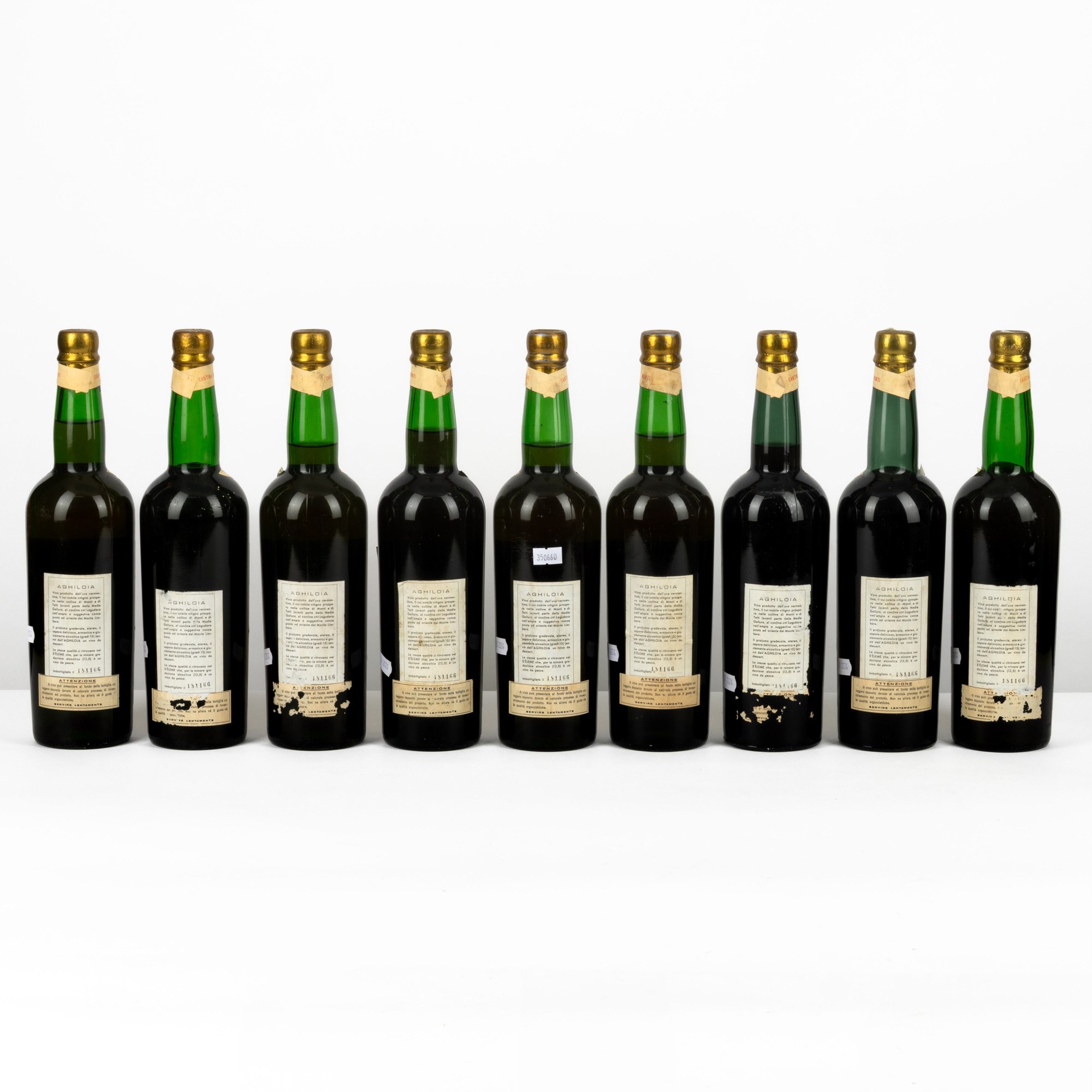 Aghiloia, Vermentino di Gallura 1966, 9 bottiglie da 75 cl