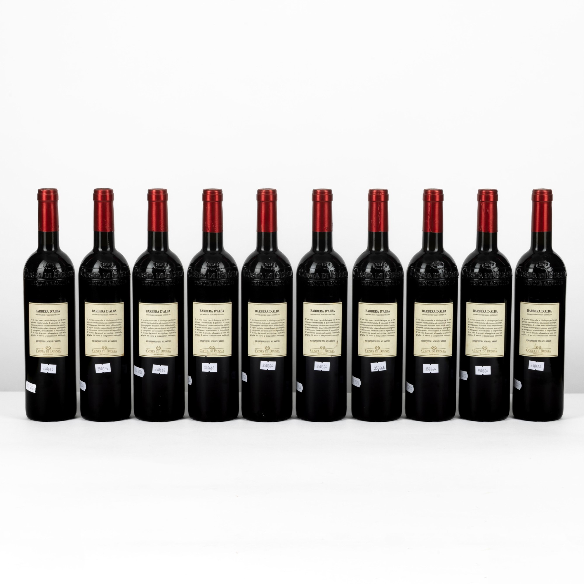 Barbera D'Alba, Costa Di Bussia Monforte 1998, 10 Bottiglie da 75cl