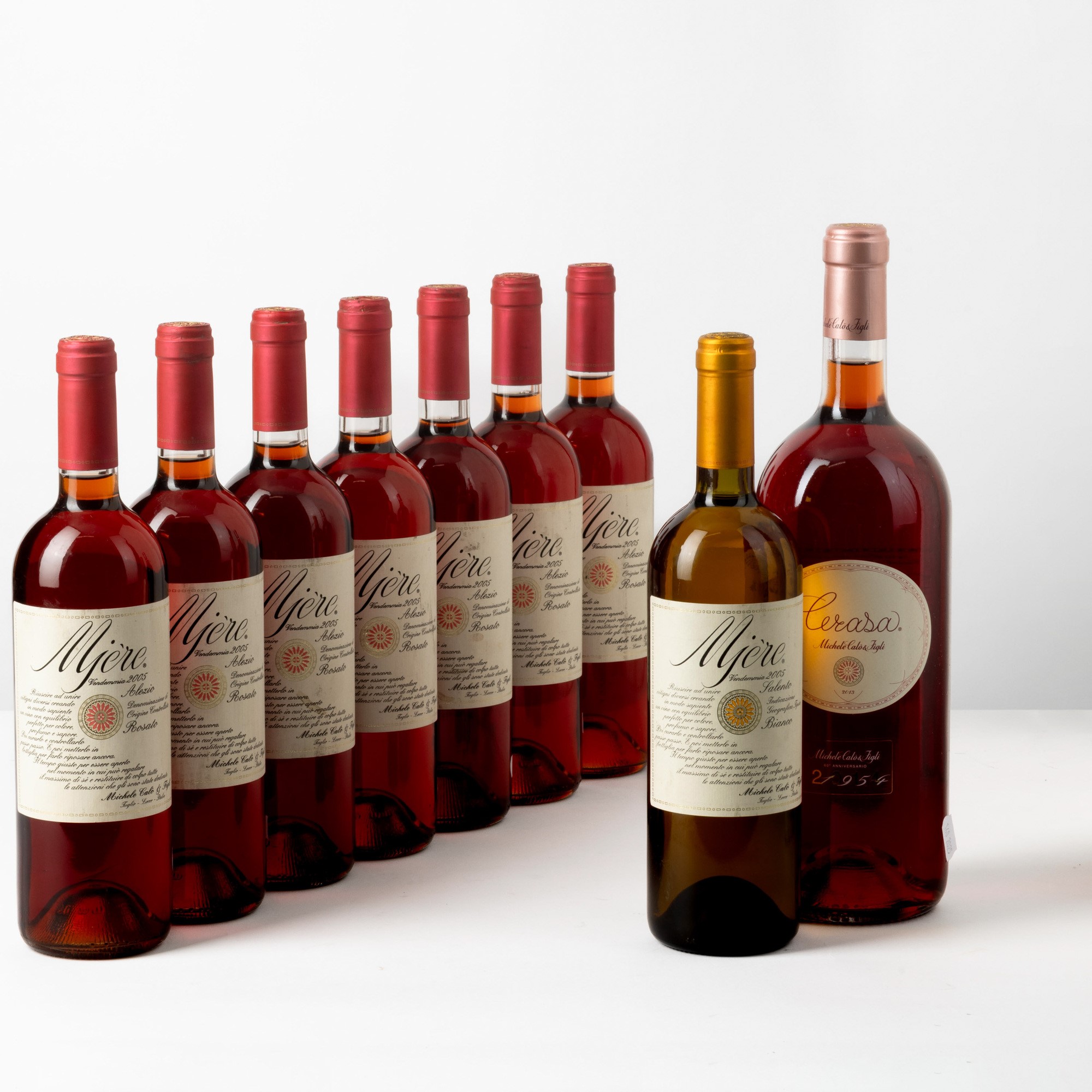 Mjere & Cerasa, Michele Calo & Figli - Vini assortiti e etichette originali
