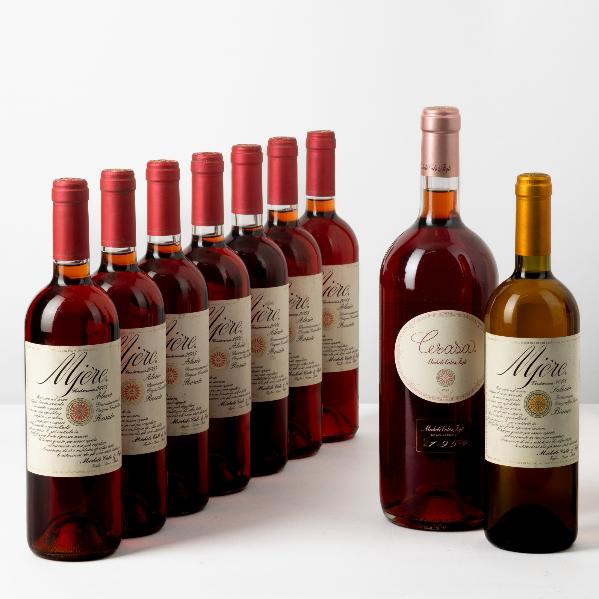Mjere & Cerasa, Michele Calo & Figli - Vini assortiti e etichette originali