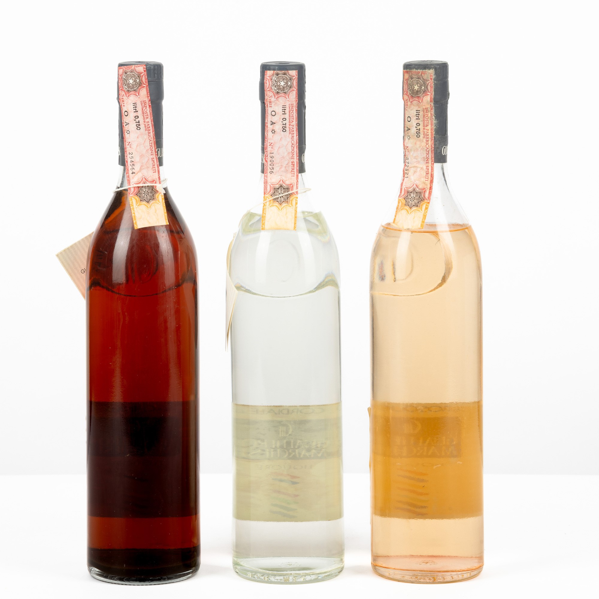 Gualtiero Marchesi, Selezione di liquori e cordiali