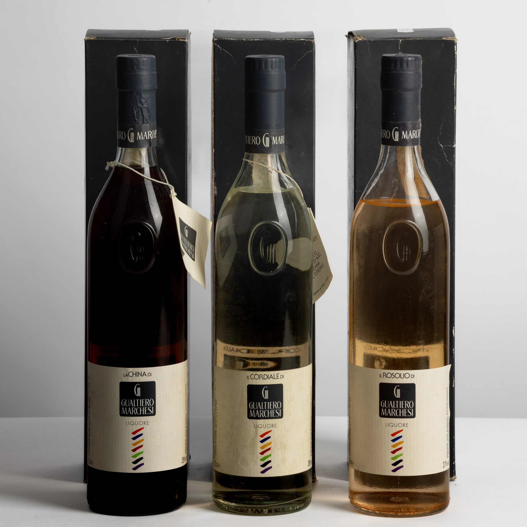 Gualtiero Marchesi, Selezione di liquori e cordiali
