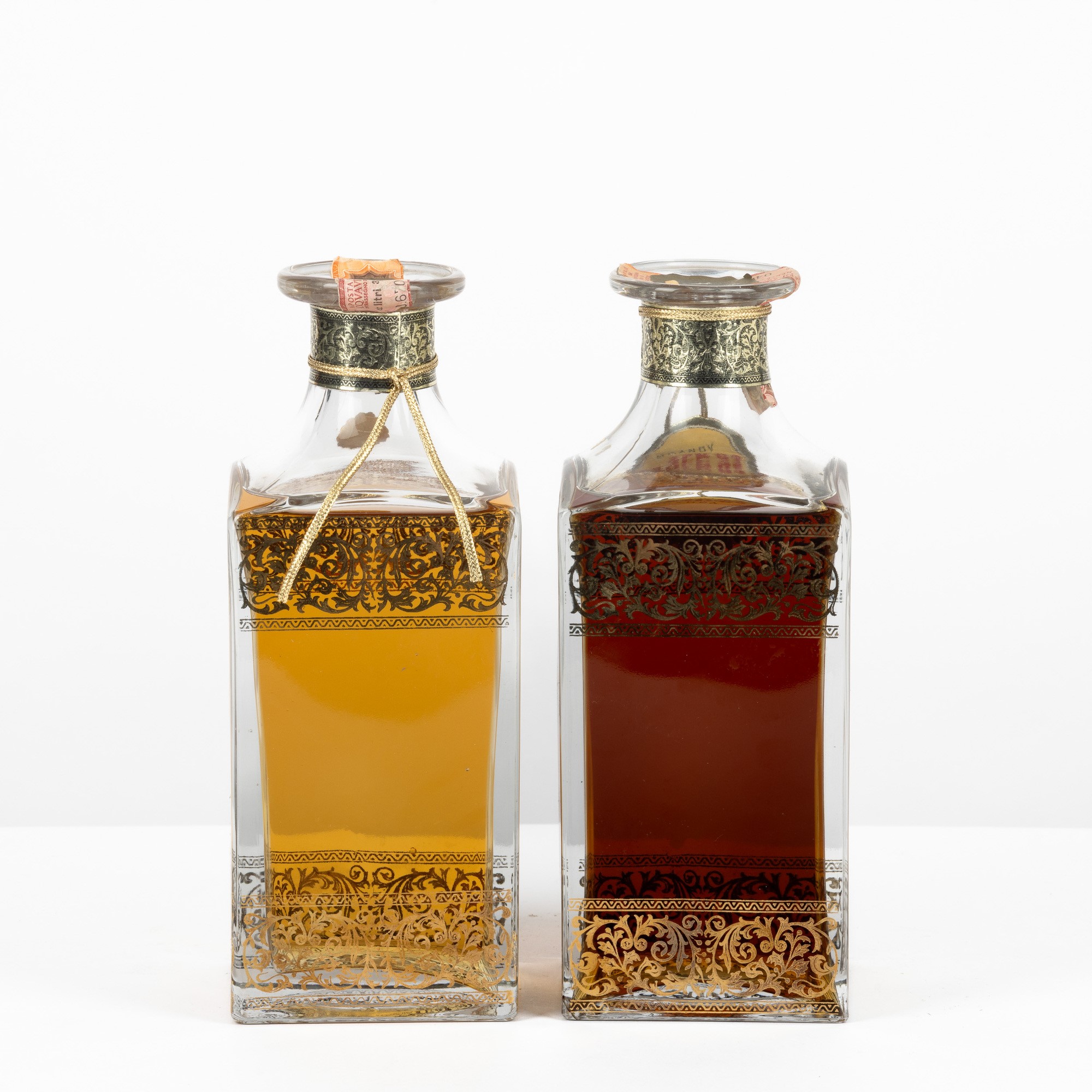 Decanter in cristallo Bleikristall, set di bottiglie Stock Whisky e Brandy