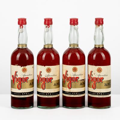 Vigor Ape Milano, Aperitivo (Sigillo Stella 1949-1959), 4 Bottiglie