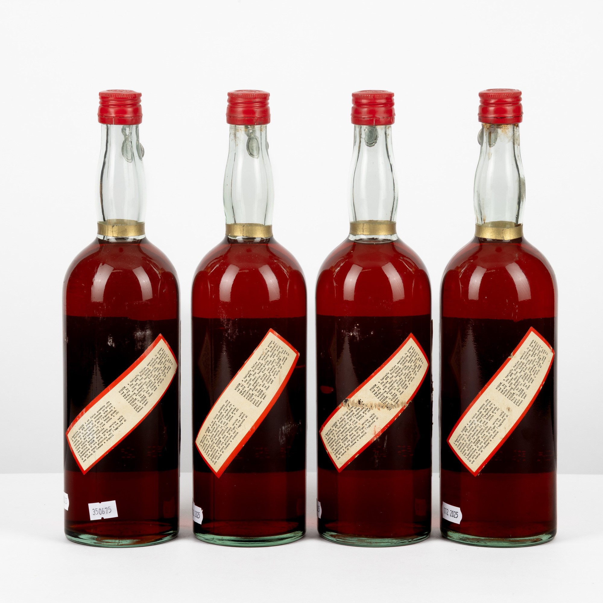 Vigor Ape Milano, Aperitivo (Sigillo Stella 1949-1959), 4 Bottiglie