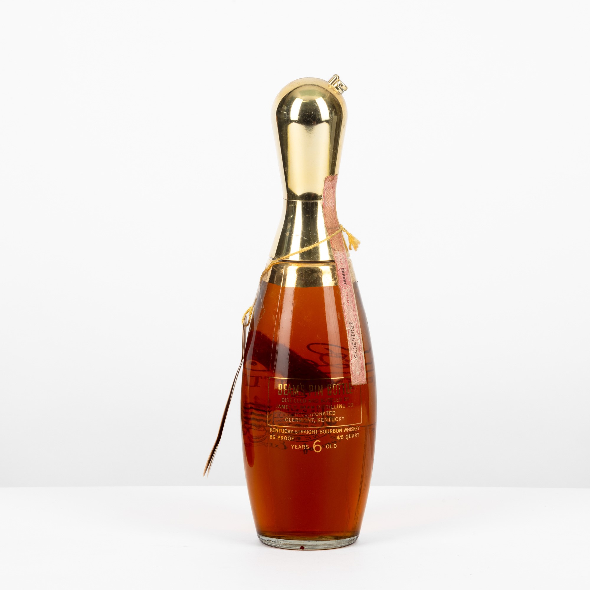 Beam's Pin Bottle, Bourbon Whiskey Kentucky Straight 6 Years - 43% Vol, 75cl