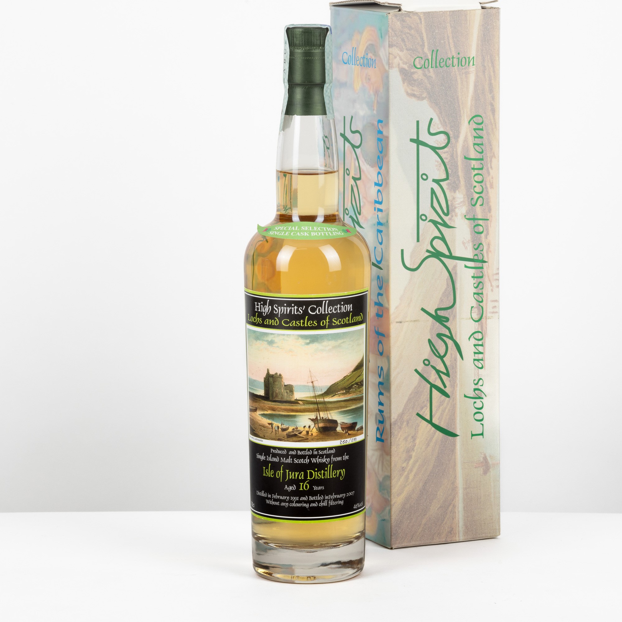 Isle Of Jura, Scotch Whisky Malt Isola 16 Anni 1991, 70cl