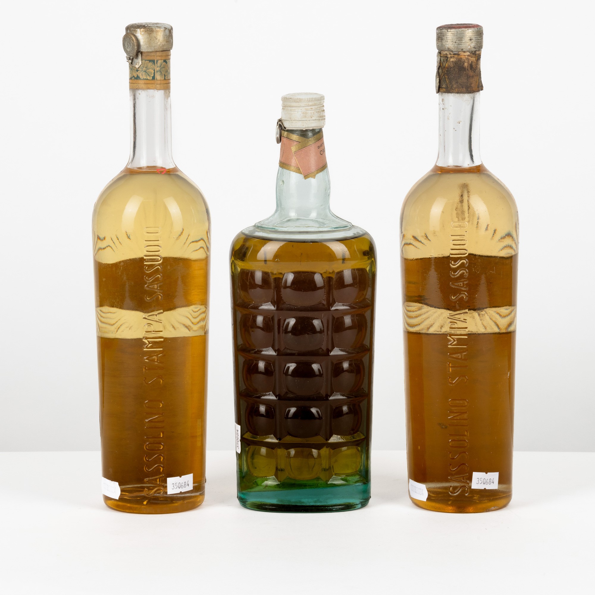 Selezione, Distilleria Stampa Sassuolo - Bottiglie varia con sigilli dell'epoca 1949-1959