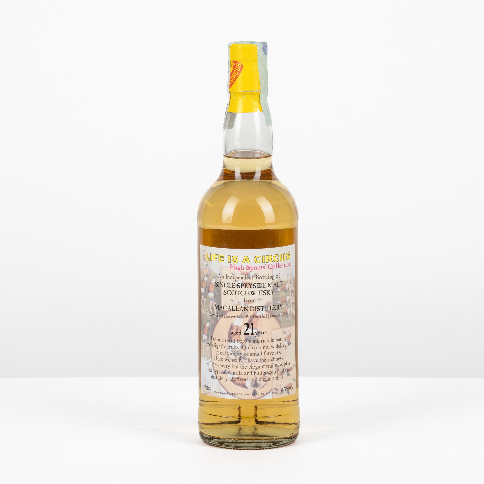 Macallan, 21 Years 1993, Speyside Malt Scotch Whisky, imbottigliato 2015, 46% Vol.