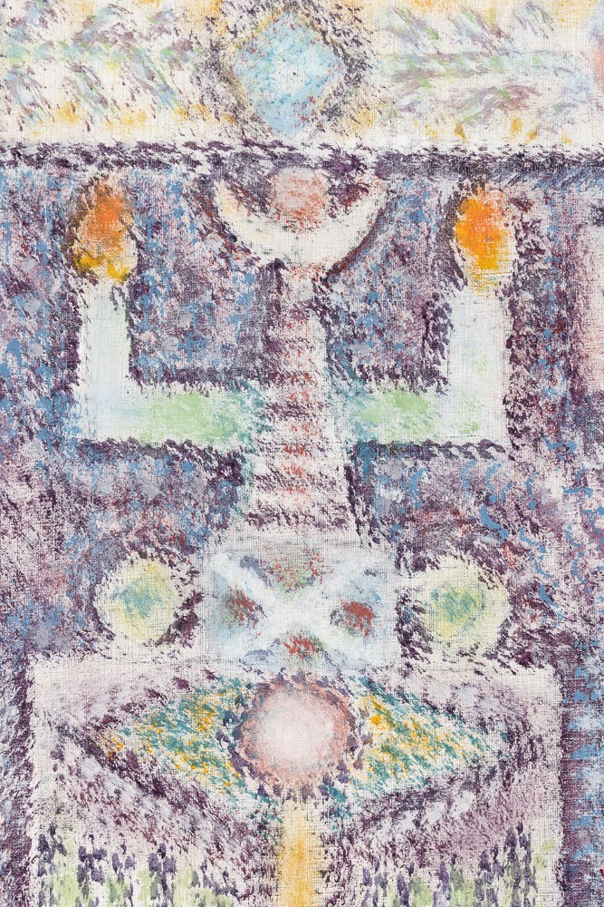 Philipp Martin - B. 10, tecnica mista su tela, 1960