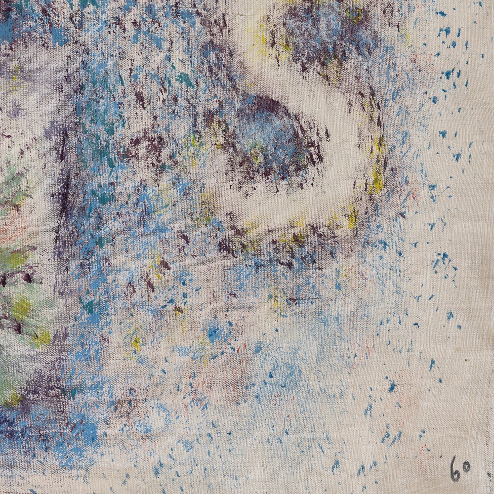 Philipp Martin - B. 10, tecnica mista su tela, 1960
