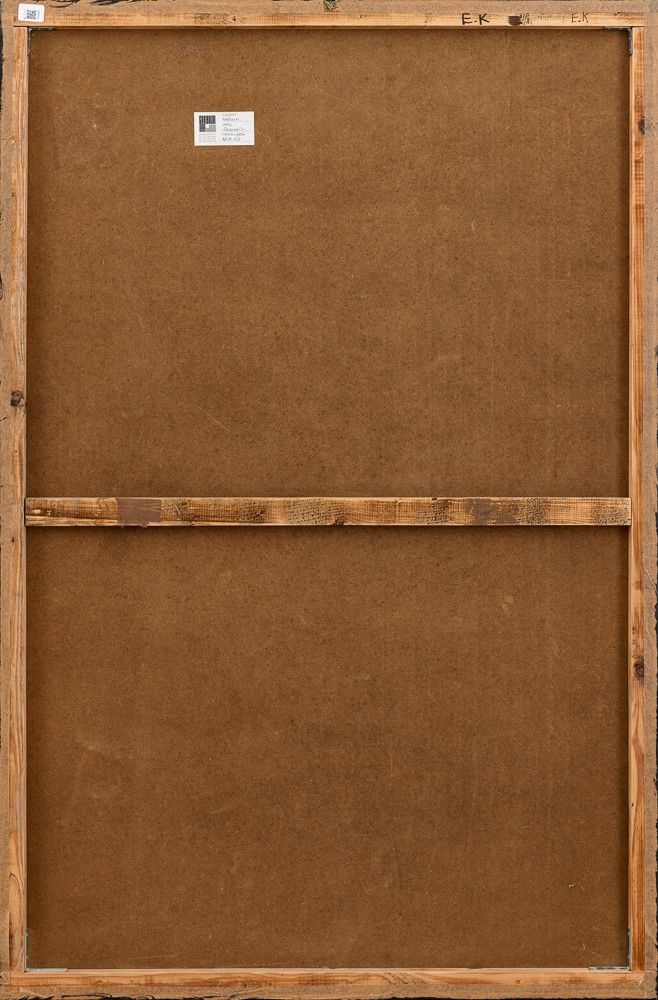 Luciano Bartolini - Paramento, tecnica mista e collage su carta applicata su tavola