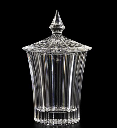 Zuccheriera “mille Nuits” Francia, Manifattura Baccarat, XX Secolo Designer Mathias