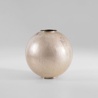 Vaso in alluminio martellato