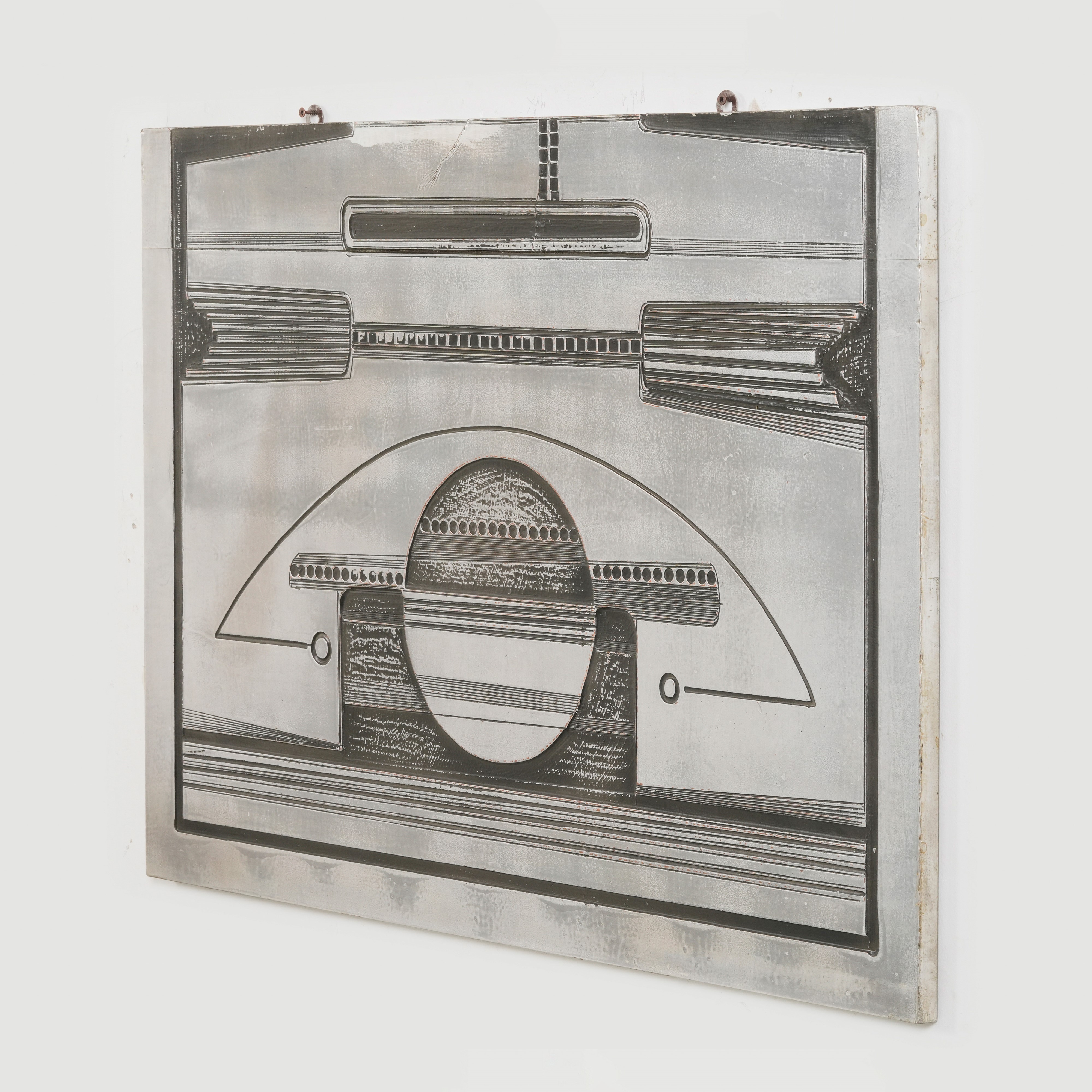 Beppe Ruggeri - Pannello decorativo in legno e alluminio