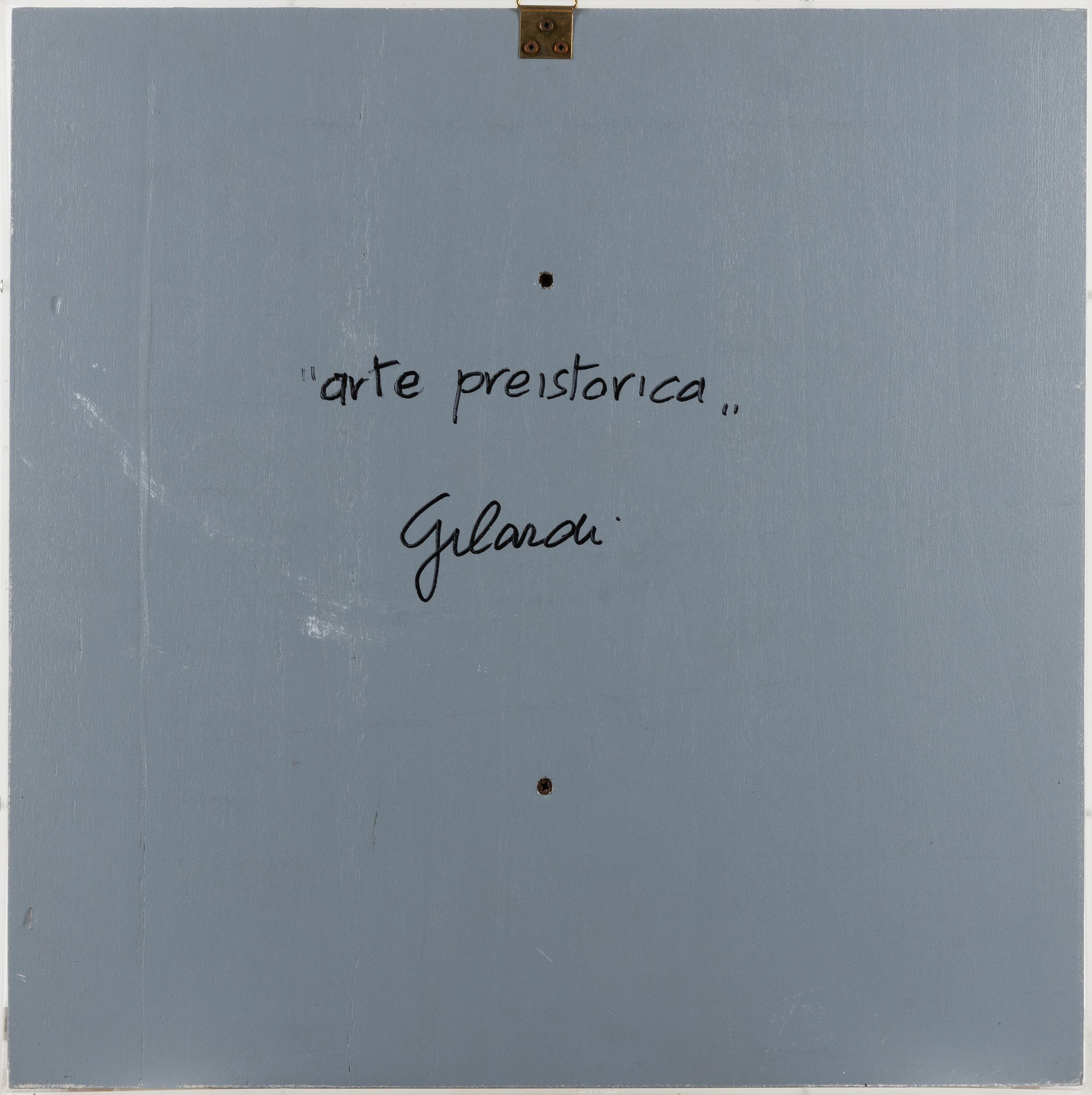 Piero Gilardi - Arte preistorica - poliuretano espanso entro teca in plexiglas