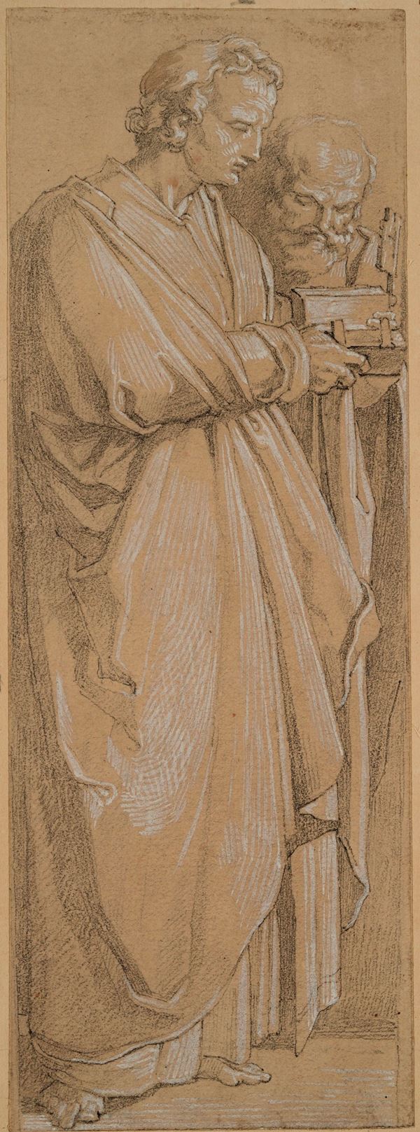 Vincenzo Camuccini - Studio di due figure di santi