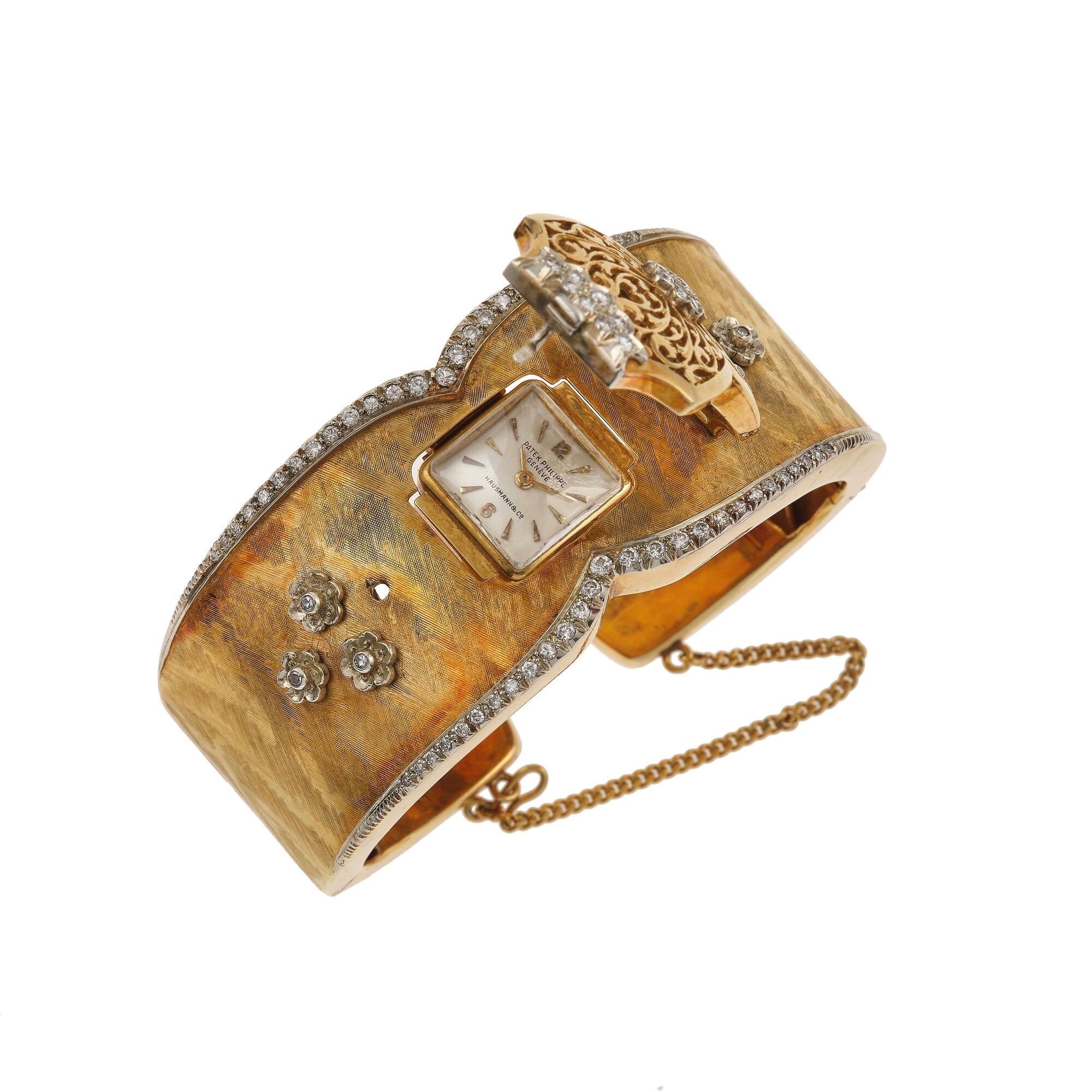 Patek Philippe, Orologio per signora in oro giallo con diamanti