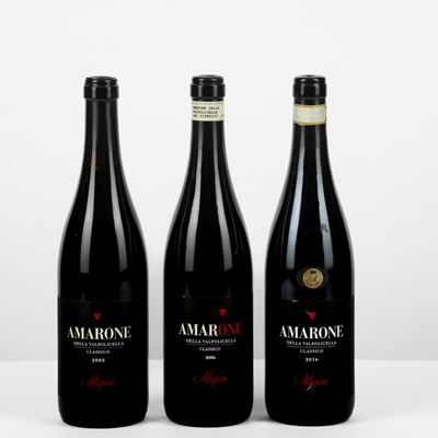 Allegrini, Amarone Della Valpolicella 2016, 2006, 2003 con cassetta in legno