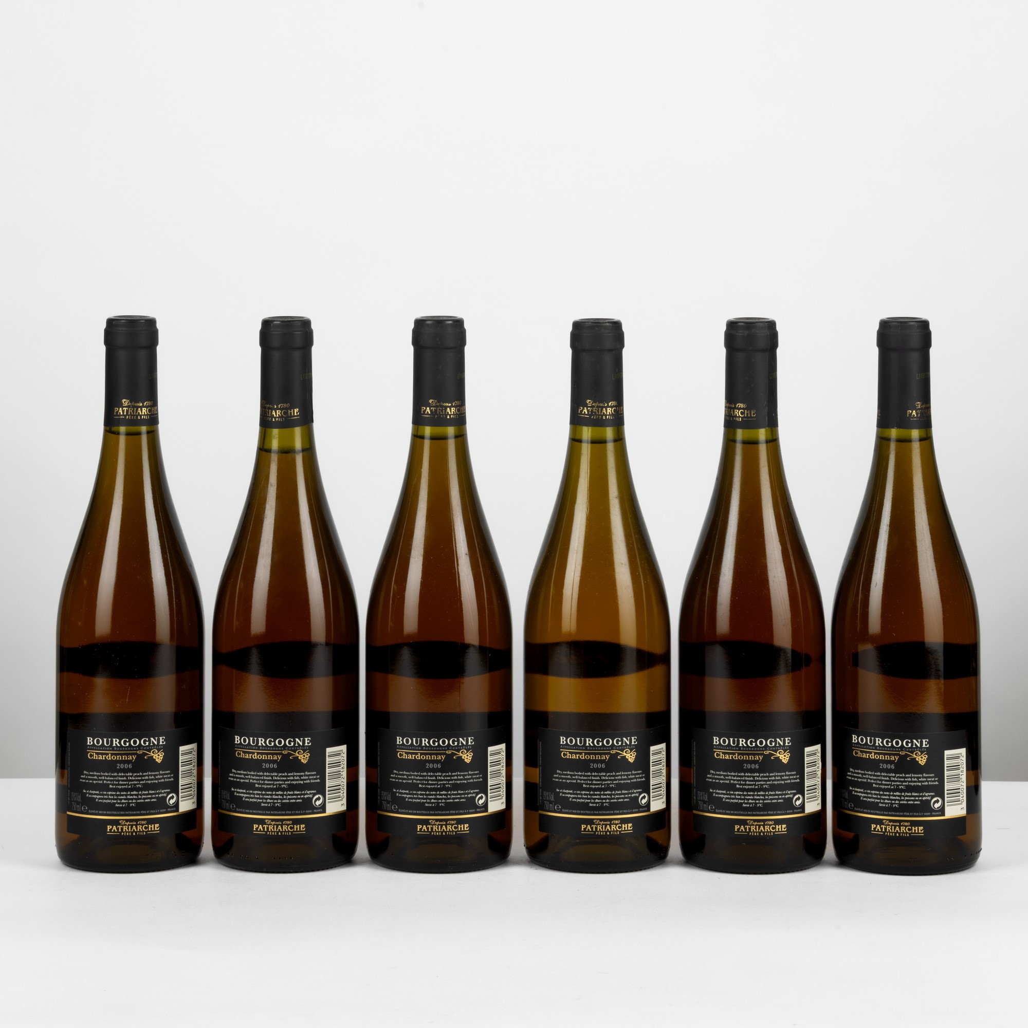 Bourgogne Chardonnay, Patriarche Pere & Fils, 2006 - 12 Bottiglie da 75cl