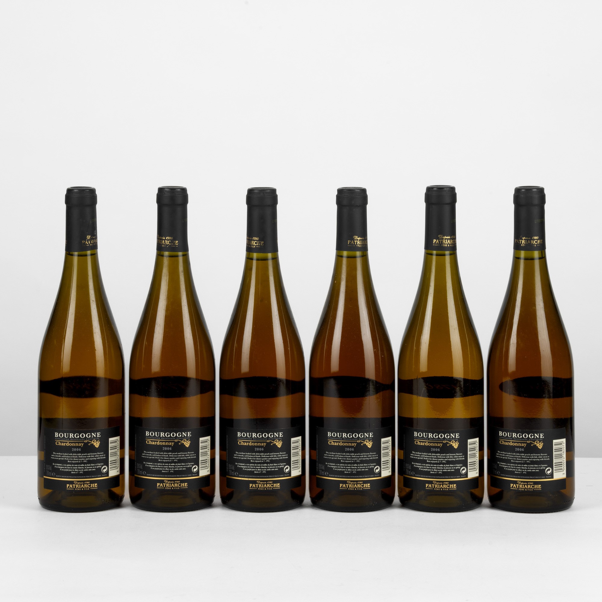 Bourgogne Chardonnay, Patriarche Pere & Fils, 2006 - 12 Bottiglie da 75cl