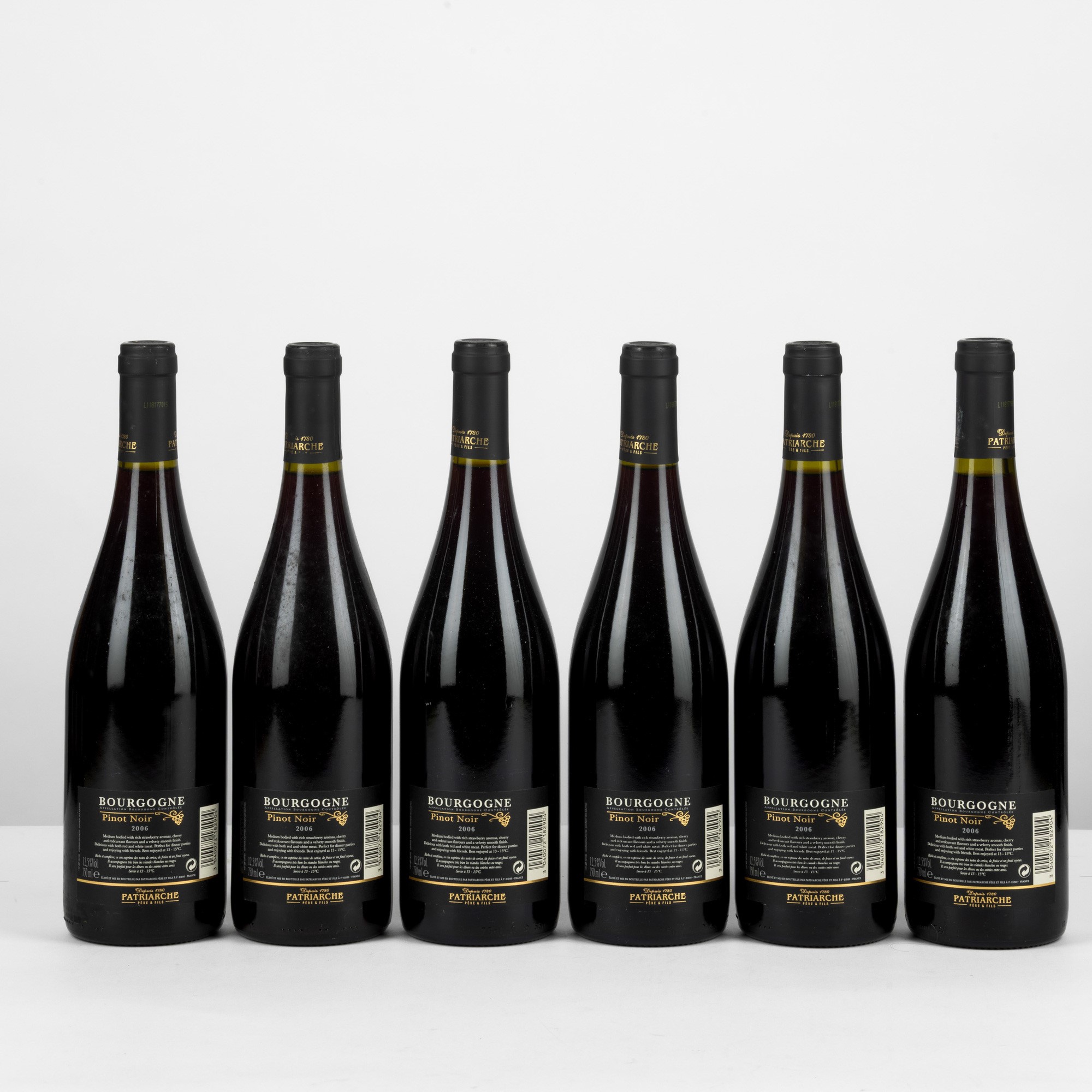Patriarche Pere & Fils, Bourgogne Pinot Noir 2006 - 12 Bottiglie da 75cl