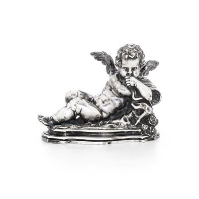Putto, argento fuso e sagomato (prima metà del XX secolo)
