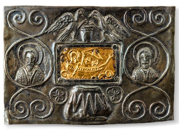 Placca devozionale. Oreficeria medievale, X-XI secolo